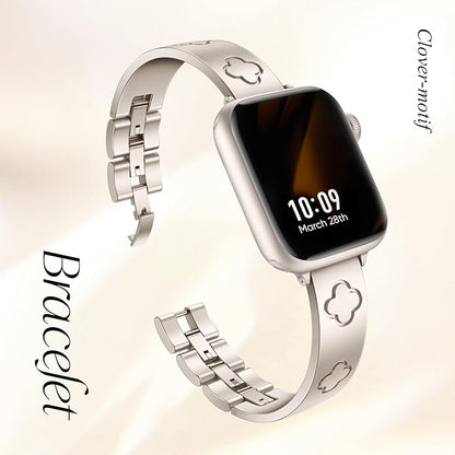 Luxury Clover Bracelet Strap Compatible with Apple Watch