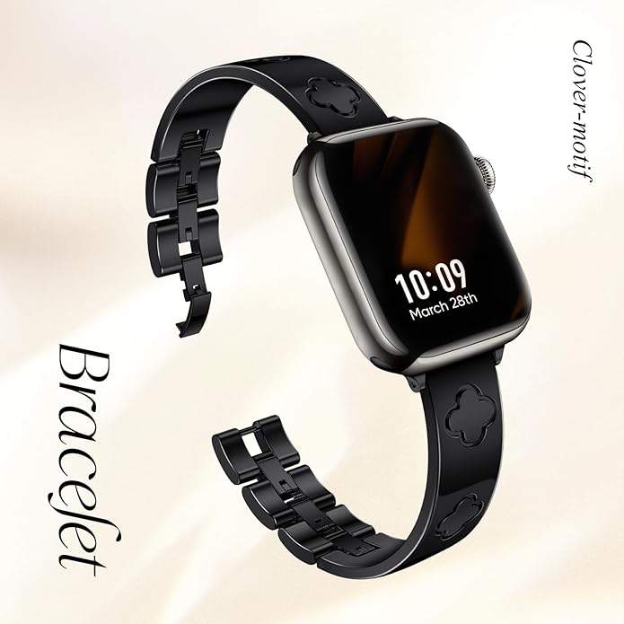 Luxury Clover Bracelet Strap Compatible with Apple Watch