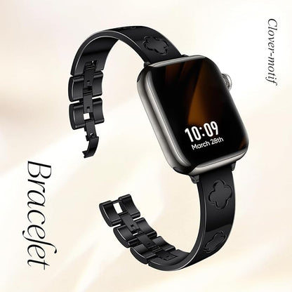 Luxury Clover Bracelet Strap Compatible with Apple Watch