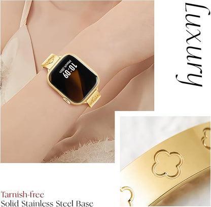Luxury Clover Bracelet Strap Compatible with Apple Watch
