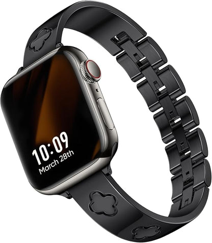 Luxury Clover Bracelet Strap Compatible with Apple Watch