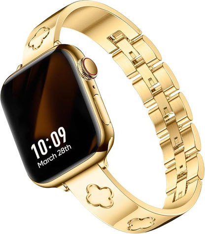 Luxury Clover Bracelet Strap Compatible with Apple Watch