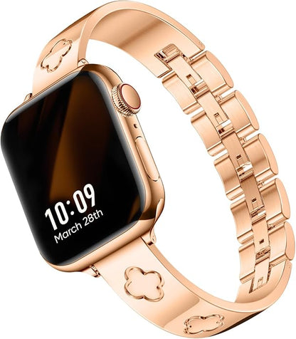 Luxury Clover Bracelet Strap Compatible with Apple Watch