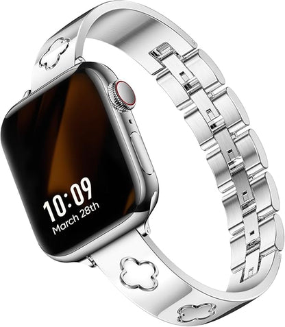Luxury Clover Bracelet Strap Compatible with Apple Watch