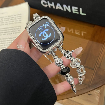Luxury Punk Beaded Apple Watch Strap