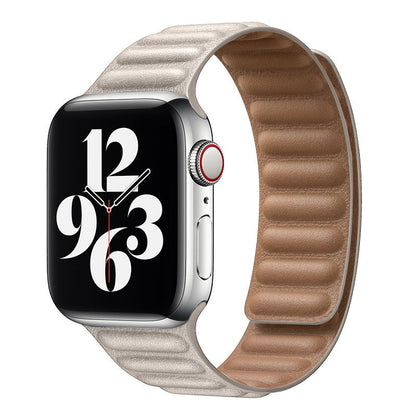 iBandGear Magnetic Leather Link Band - Starlight