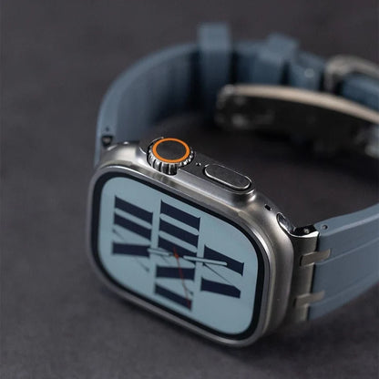 iBandGear NEW AP Thick Silicone Band With Titanium Adapter For Apple Watch — gallery 6
