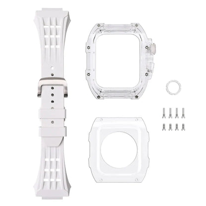 RM V30 Glacier Series Fluoroelastomer Band And Case Retrofit Kit For Apple Watch.