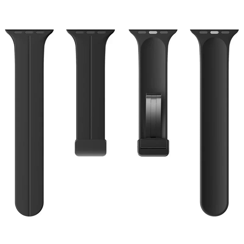 iBandGear Simple Silicone Magnetic Folding Band For Apple Watch — gallery 5