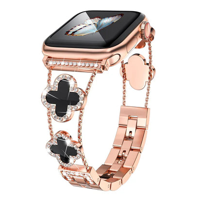 Clover Luxe Diamond Band for Apple Watch