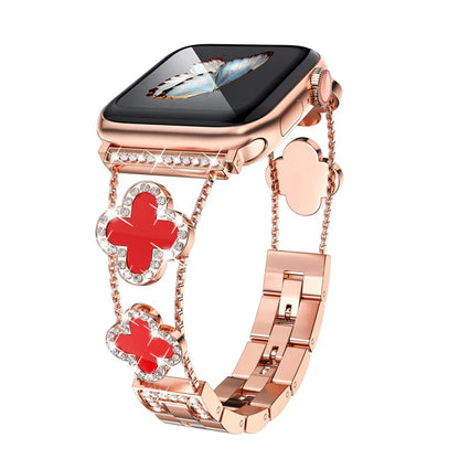 Clover Luxe Diamond Band for Apple Watch