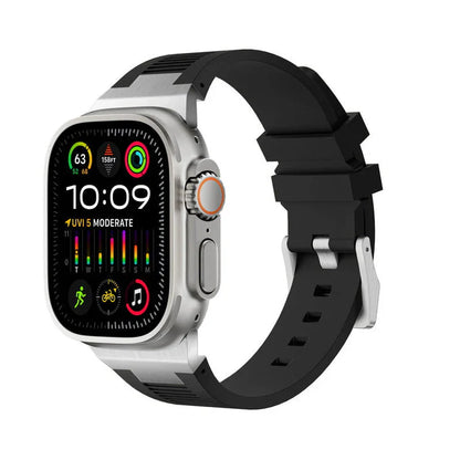 New Connector Silicone Band For Apple Watch