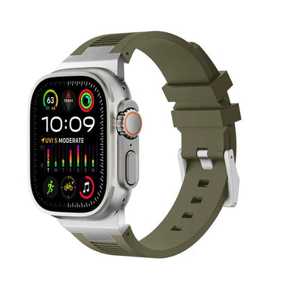 New Connector Silicone Band For Apple Watch