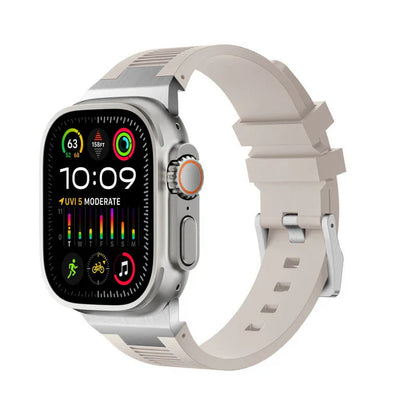 New Connector Silicone Band For Apple Watch