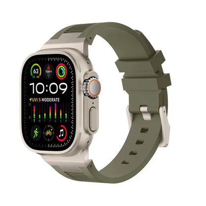 New Connector Silicone Band For Apple Watch