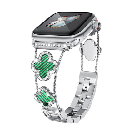 Clover Luxe Diamond Band for Apple Watch
