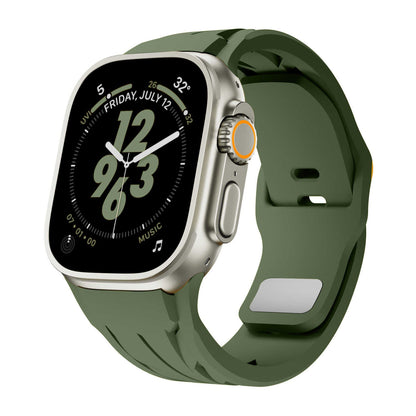 iBandGear Sleek Sport Silicone Band for Apple Watch - Green