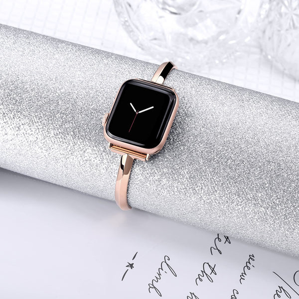 Slim Stainless Steel Bangle Band for Apple Watch