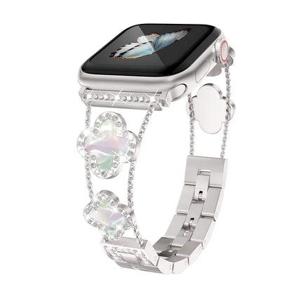 Clover Luxe Diamond Band for Apple Watch