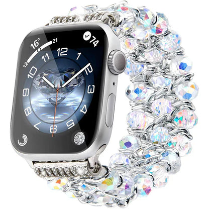 Sparkly Beaded Apple Watch Strap for Women