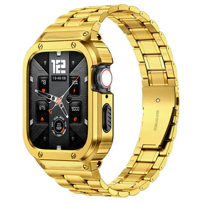 Stainless Steel Band With Case For Apple Watch.