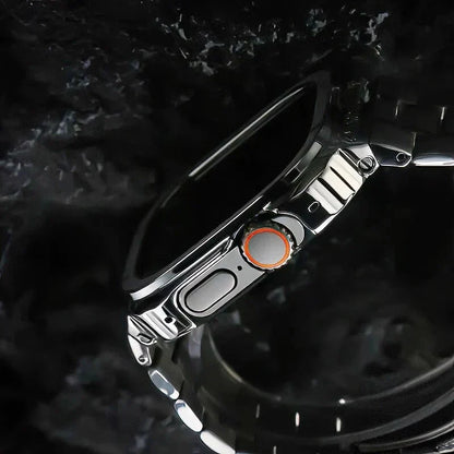 Stainless Steel Band With Case For Apple Watch.