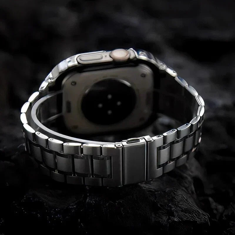 Stainless Steel Band With Case For Apple Watch.