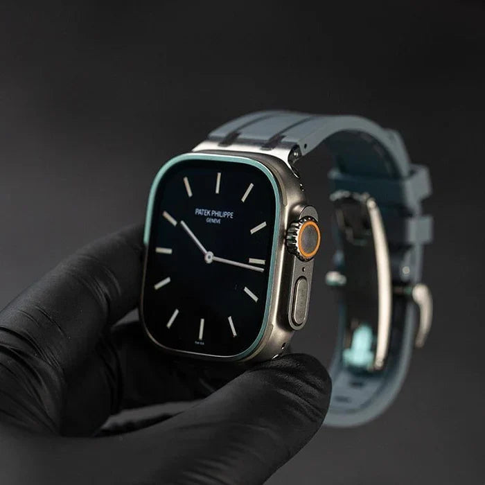 iBandGear NEW AP Thick Silicone Band With Titanium Adapter For Apple Watch — gallery 7