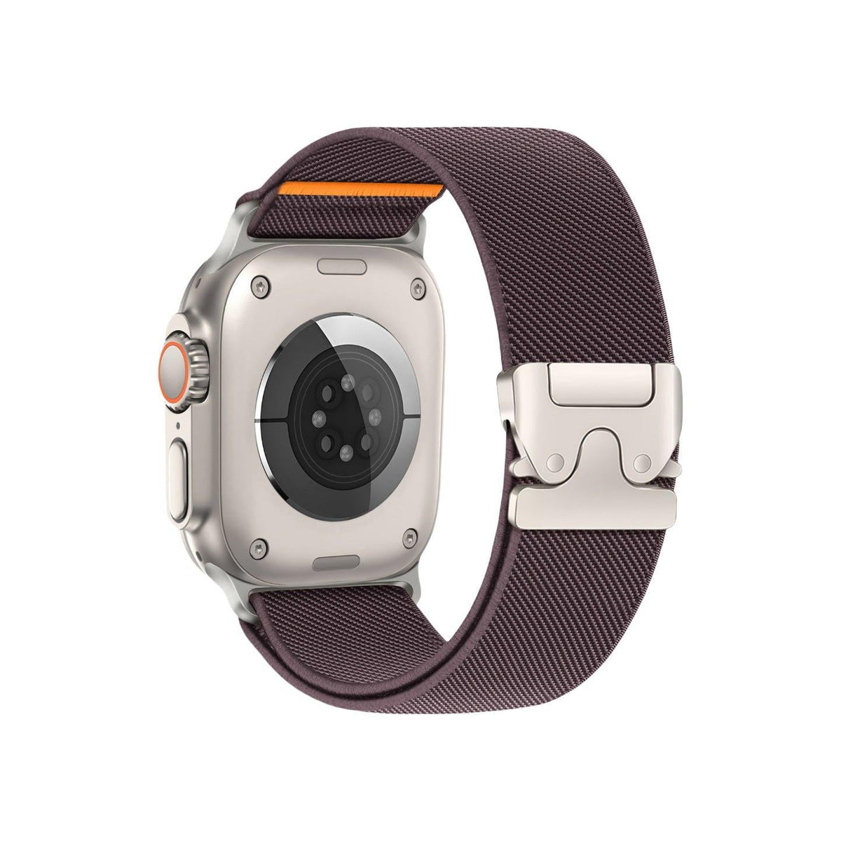 Parachute Clasp Stretch Nylon Band for Apple Watch — Smoky Purple