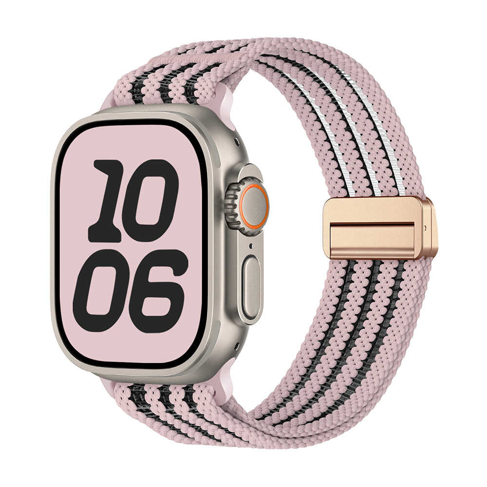 Air Mesh Magnetic Nylon Band for Apple Watch — Pink