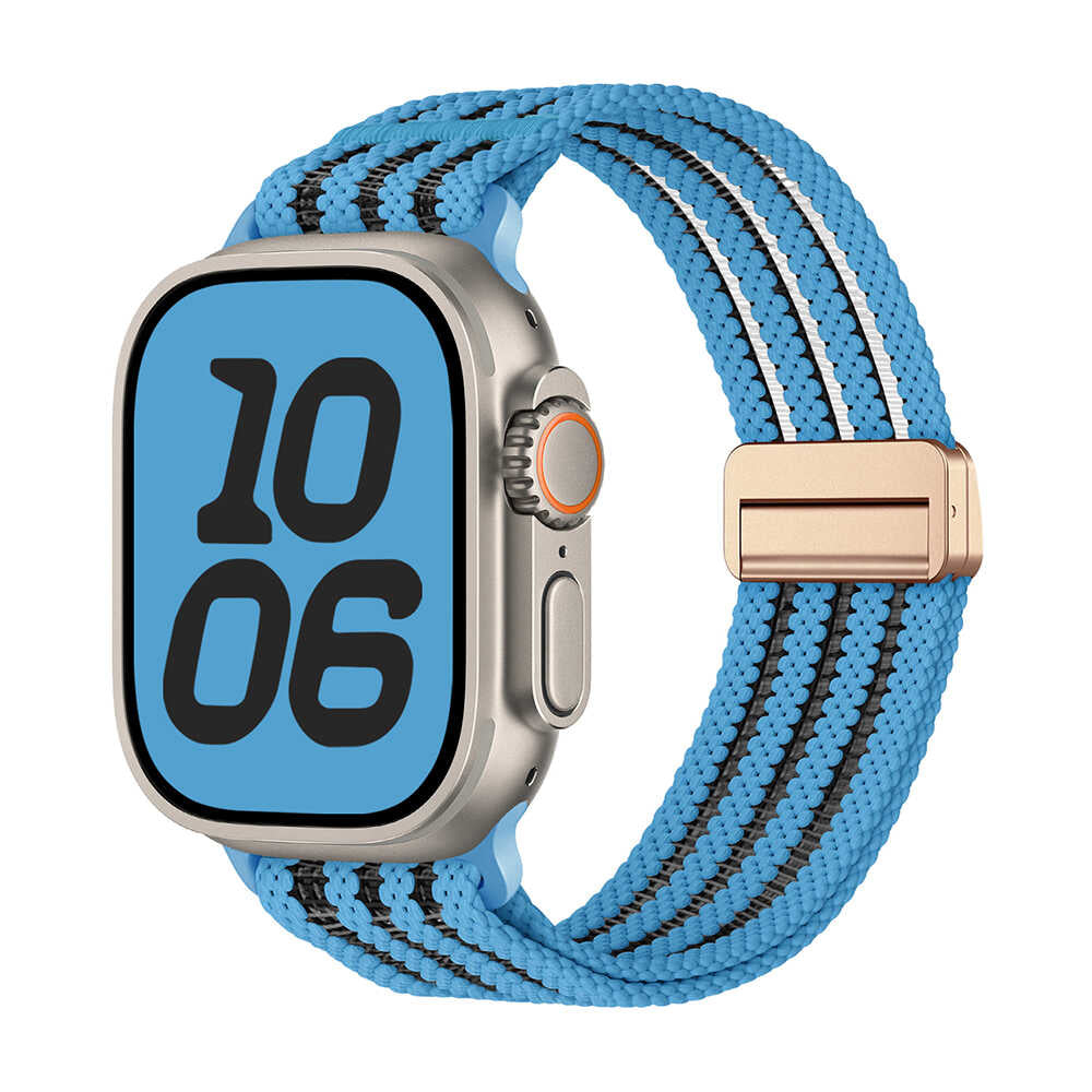 Air Mesh Magnetic Nylon Band for Apple Watch — Blue