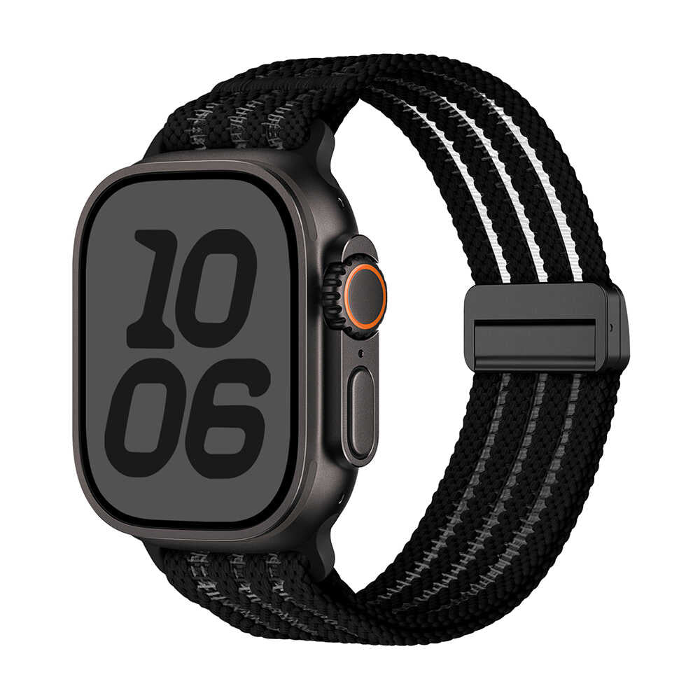 Air Mesh Magnetic Nylon Band for Apple Watch — Black