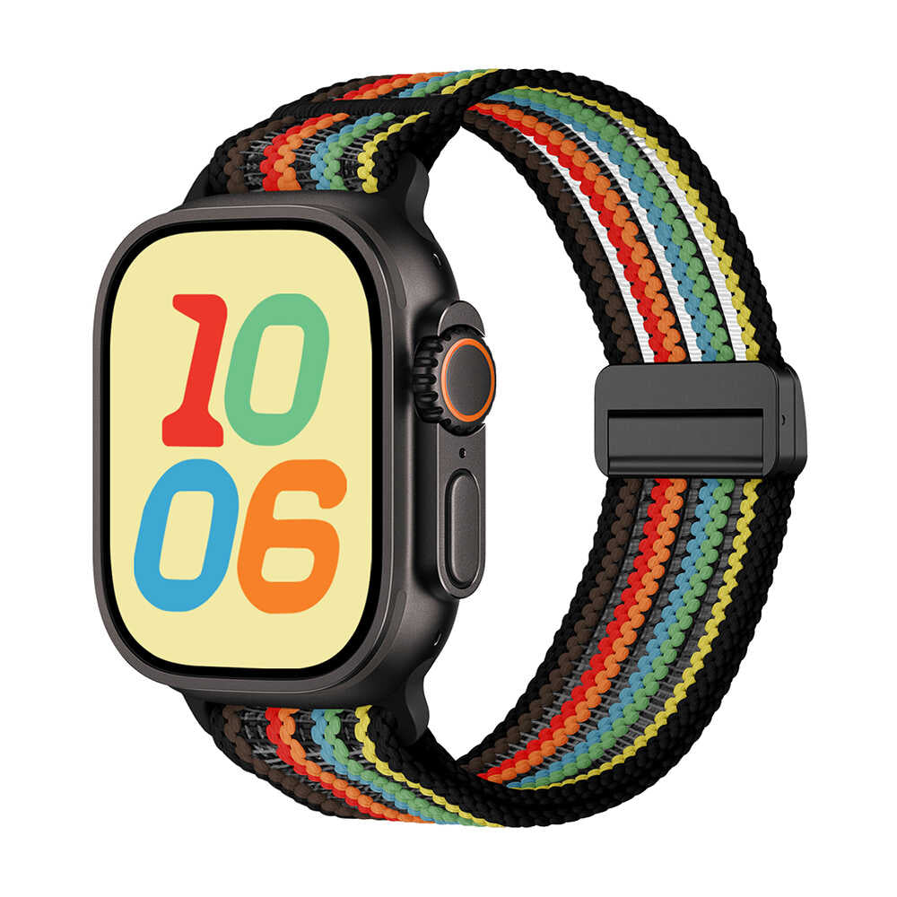 Air Mesh Magnetic Nylon Band for Apple Watch — Rainbow
