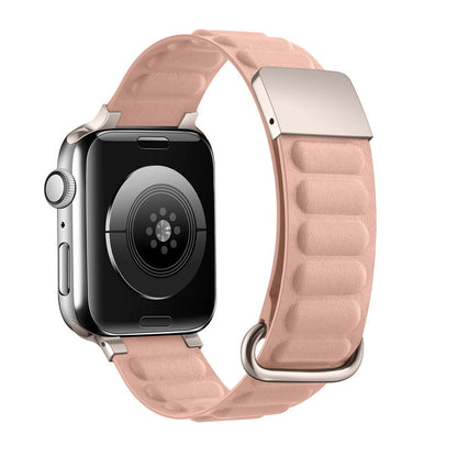 iBandGear Adjustable Magnetic Leather Band for Apple Watch - Pink