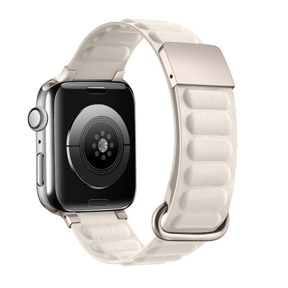 iBandGear Adjustable Magnetic Leather Band for Apple Watch - Starlight
