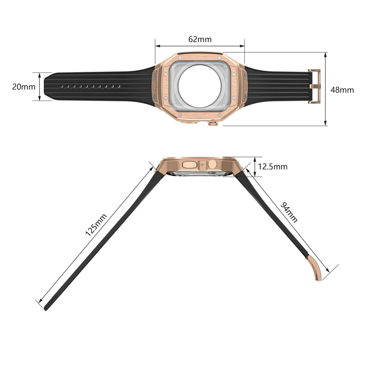iBandGear Alloy Case with TPU Integrated Band for Apple Watch - detail 6