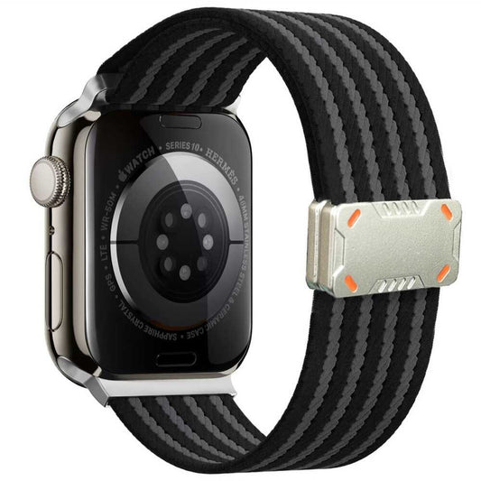 iBandGear ArmorFlex Magnetic Trail Band for Apple Watch - Black