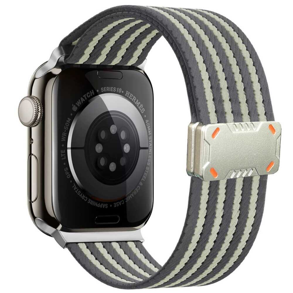 iBandGear ArmorFlex Magnetic Trail Band for Apple Watch - Gray