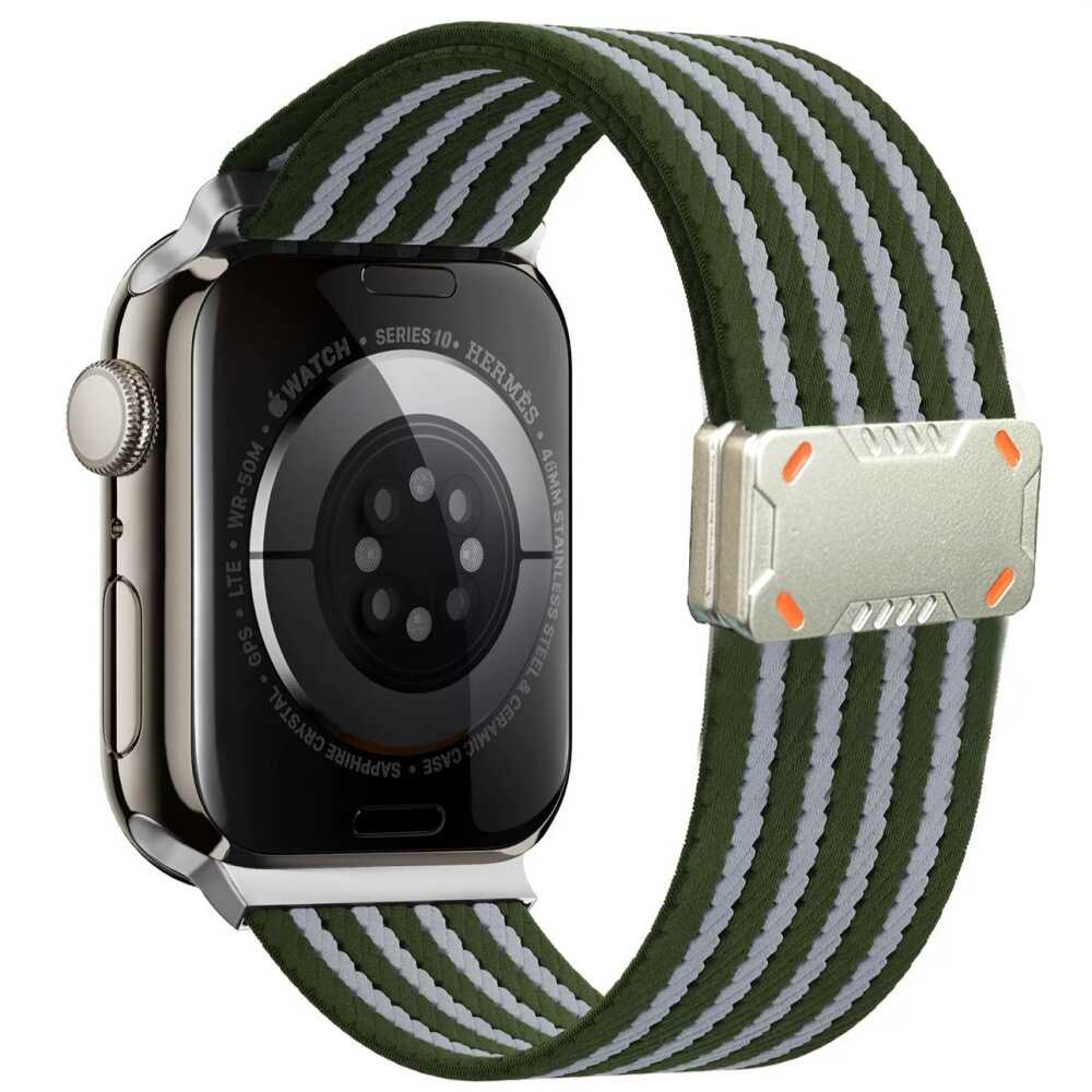 iBandGear ArmorFlex Magnetic Trail Band for Apple Watch - Green