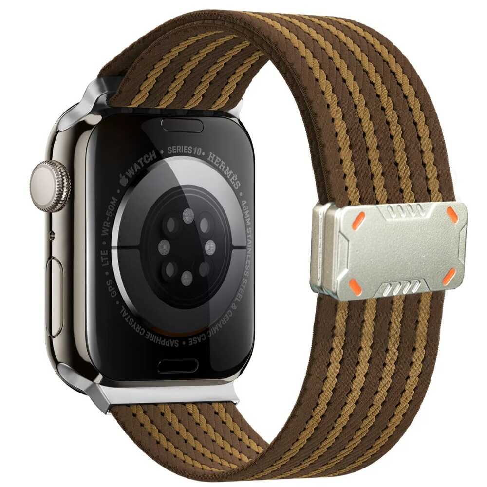 iBandGear ArmorFlex Magnetic Trail Band for Apple Watch - Brown