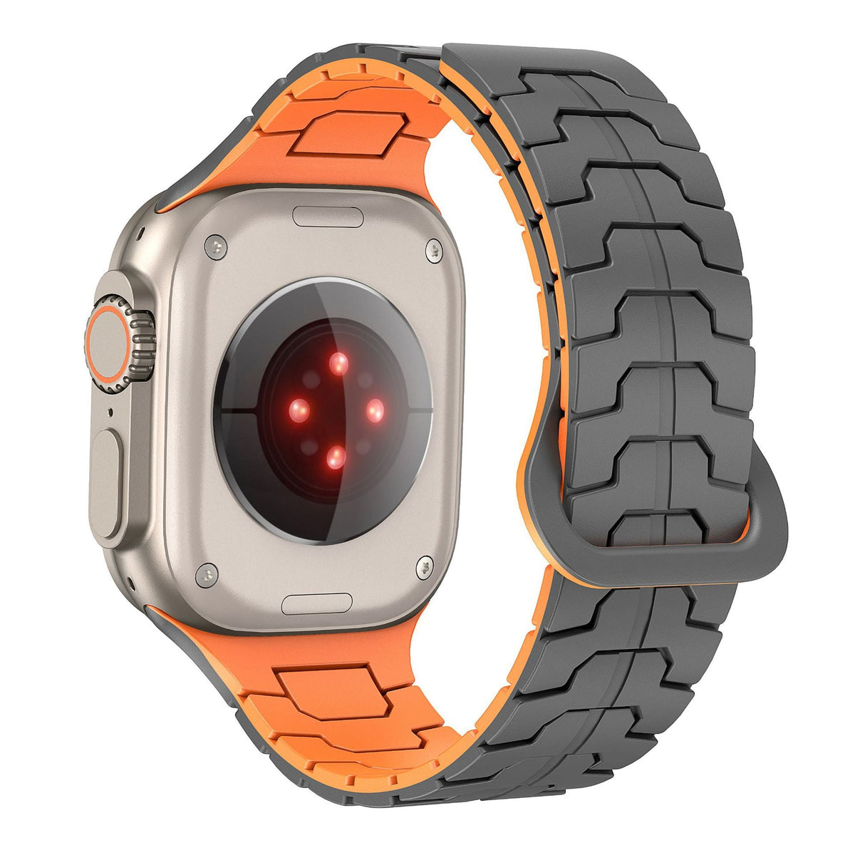 iBandGear ArmorLink Silicone Band for Apple Watch Rugged Modern Design - detail 7