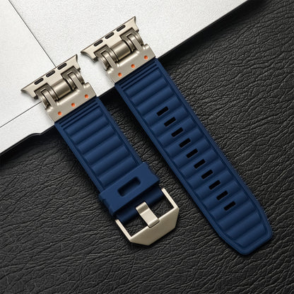 iBandGear ArmorStripe Silicone Band for Apple Watch - Midnight Blue