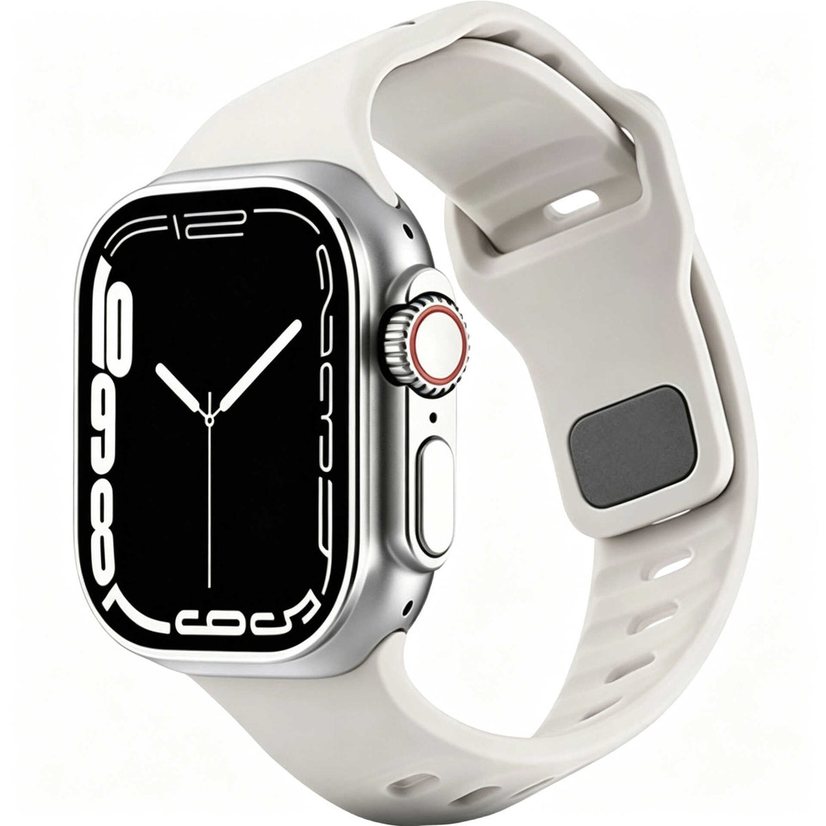 iBandGear Asymmetrical Cut Silicone Band for Apple Watch - Starlight