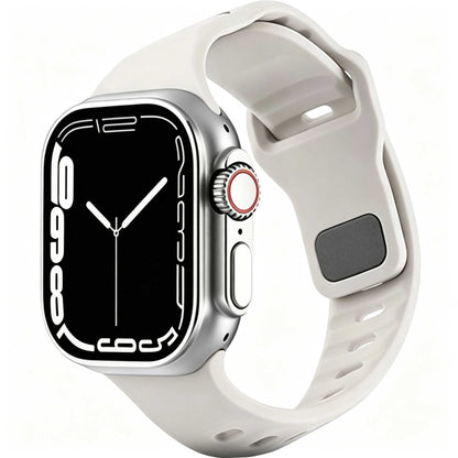 iBandGear Asymmetrical Cut Silicone Band for Apple Watch - Starlight