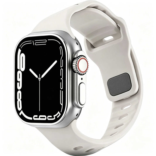 iBandGear Asymmetrical Cut Silicone Band for Apple Watch - Starlight