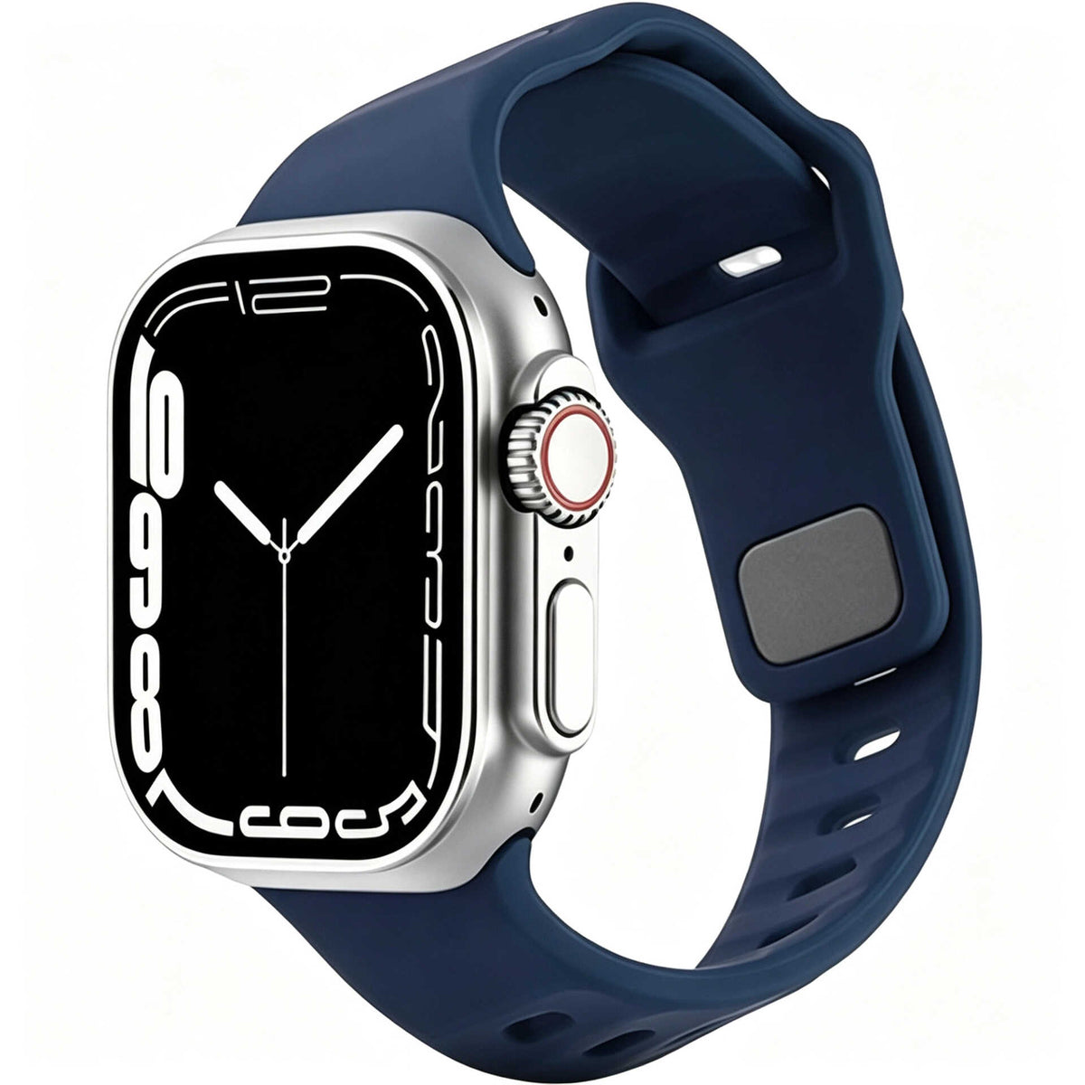 iBandGear Asymmetrical Cut Silicone Band for Apple Watch - Blue