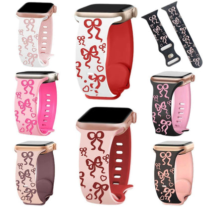 iBandGear BowCharm Dual-Tone Silicone Band for Apple Watch - detail 8