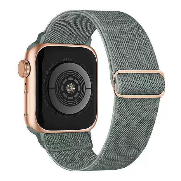 iBandGear Braided Nylon Loop Band for Apple Watch - Pine Green