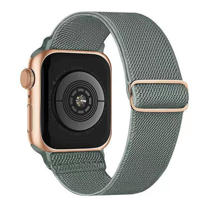 iBandGear Braided Nylon Loop Band for Apple Watch - Pine Green