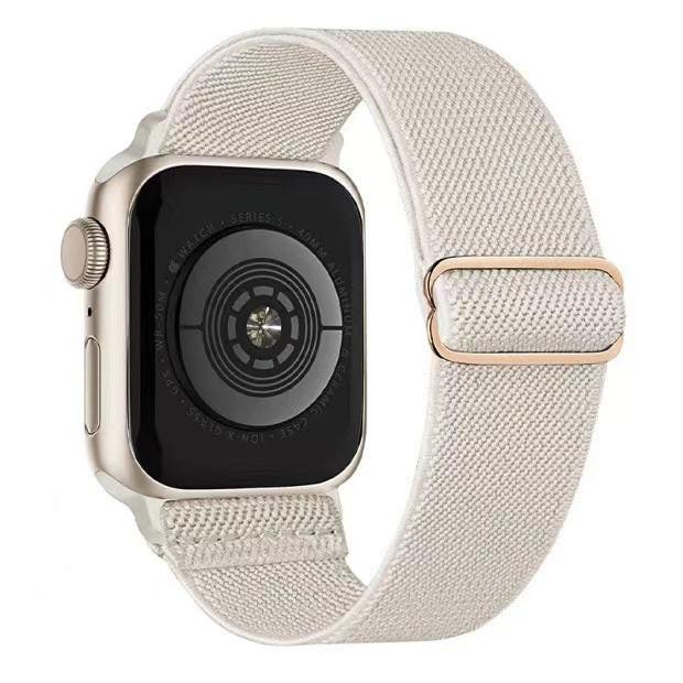 iBandGear Braided Nylon Loop Band for Apple Watch - Starlight